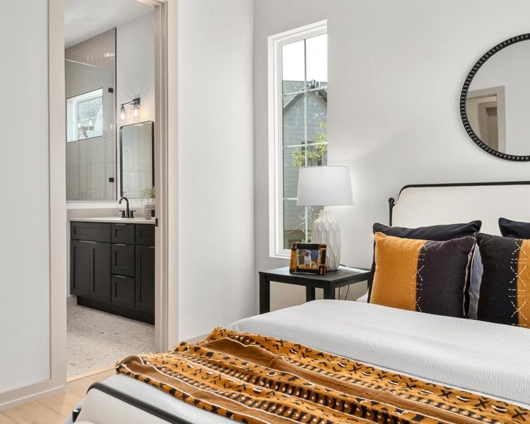 Furnished interior view inside a new home in , Austin (Image 25).