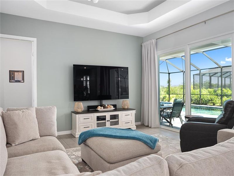 Furnished interior view inside a new home in , Venice (Image 9). Furnished interior view inside a new home in , Venice (Image 9).