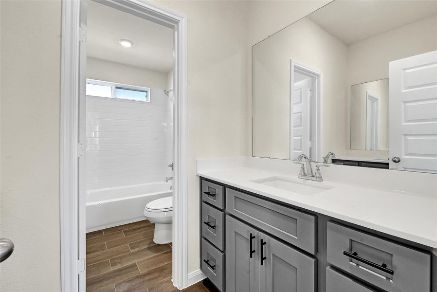Furnished interior view inside a new home in Aldine Pines, Houston (Image 13).