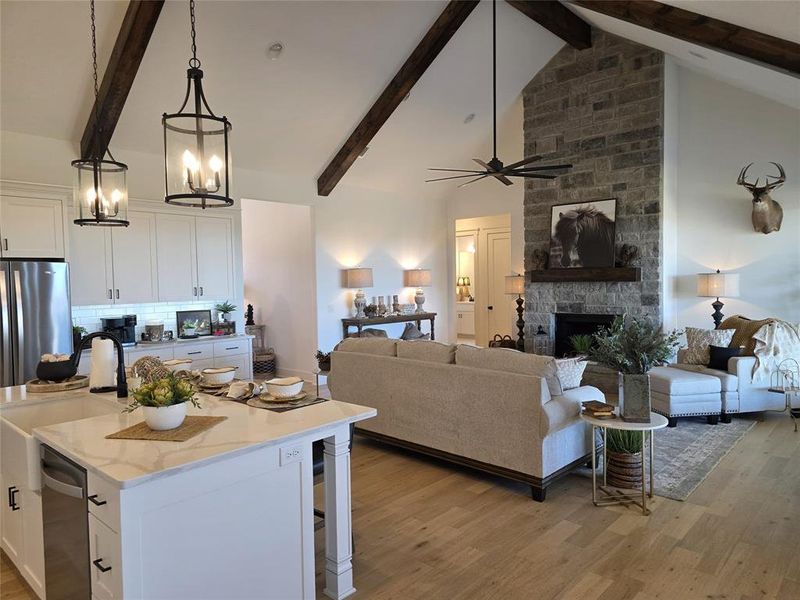 Furnished interior view inside a new home in , Caddo Mills (Image 16).