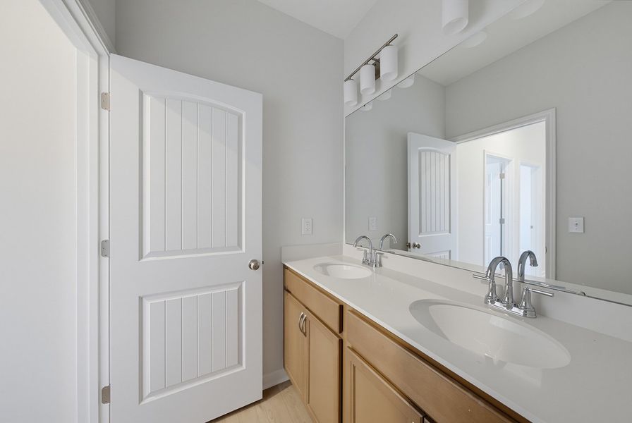 Furnished interior view inside a new home in Sweetbrier, Durham (Image 11). Furnished interior view inside a new home in Sweetbrier, Durham (Image 11).
