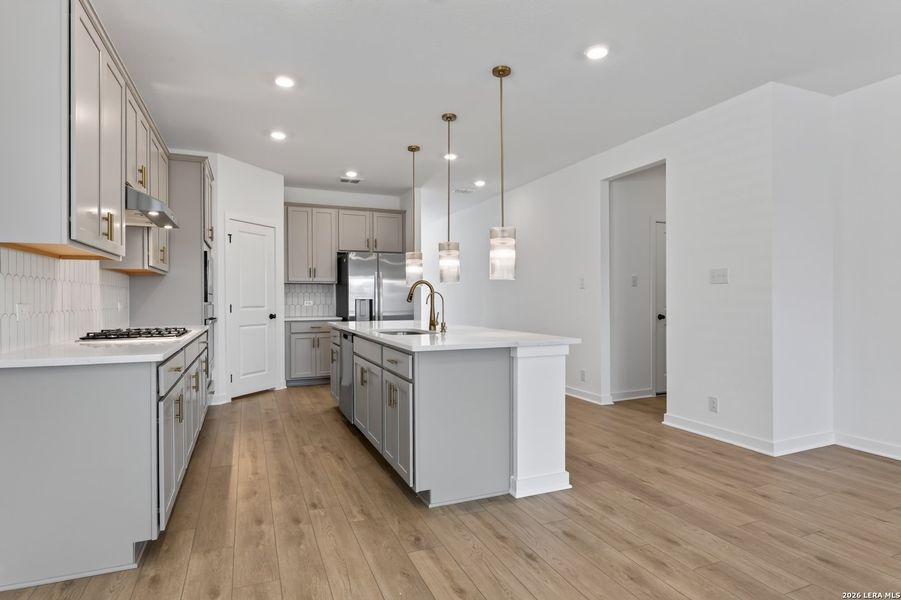 Furnished interior view inside a new home in , San Antonio (Image 11).