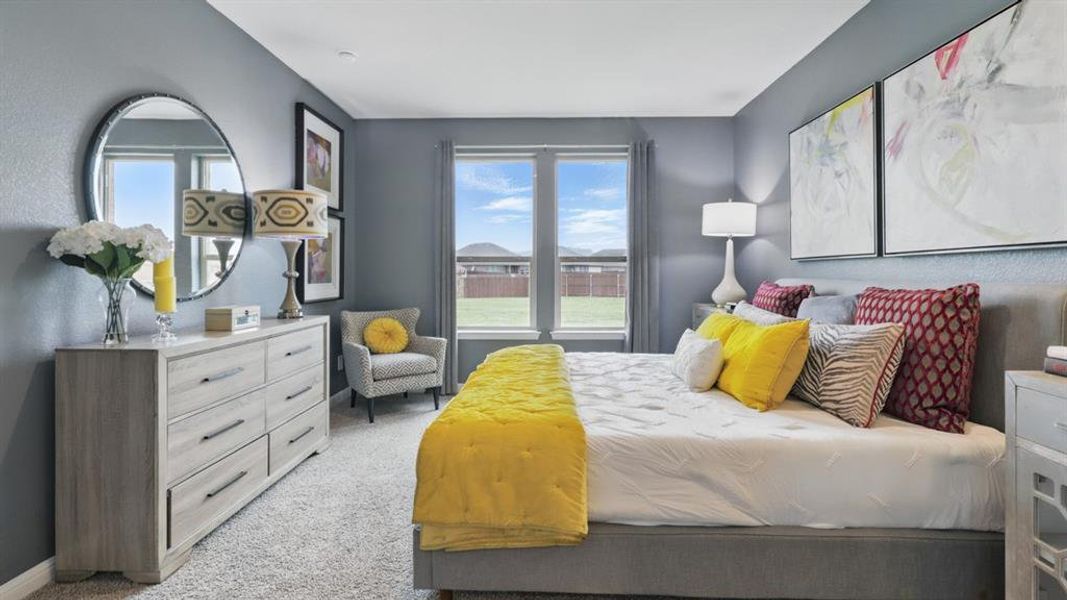 Furnished interior view inside a new home in Monarch at the Meadows, Denton (Image 30). Furnished interior view inside a new home in Monarch at the Meadows, Denton (Image 30).