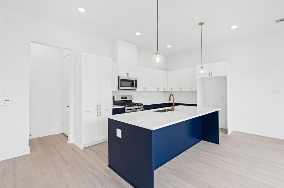 Furnished interior view inside a new home in , Houston (Image 15).
