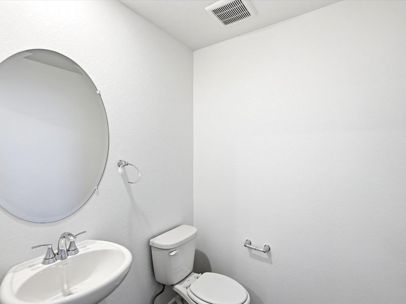 Furnished interior view inside a new home in Skyview at High Point, Aurora (Image 5).