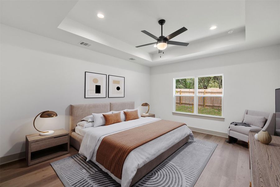 large primary bedroom virtually staged large primary bedroom virtually staged