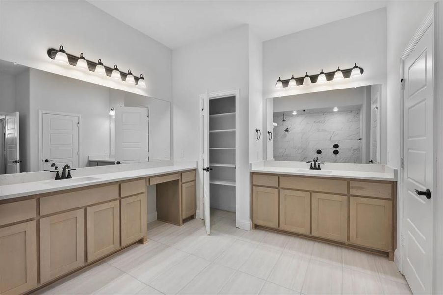 Furnished interior view inside a new home in Estates At Baker Park, Sherman (Image 8).