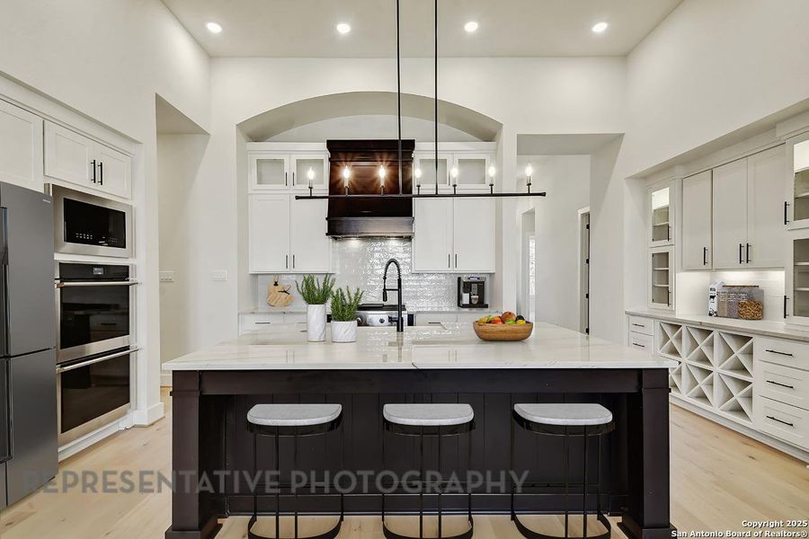 Furnished interior view inside a new home in Esperanza, Boerne (Image 6). Furnished interior view inside a new home in Esperanza, Boerne (Image 6).