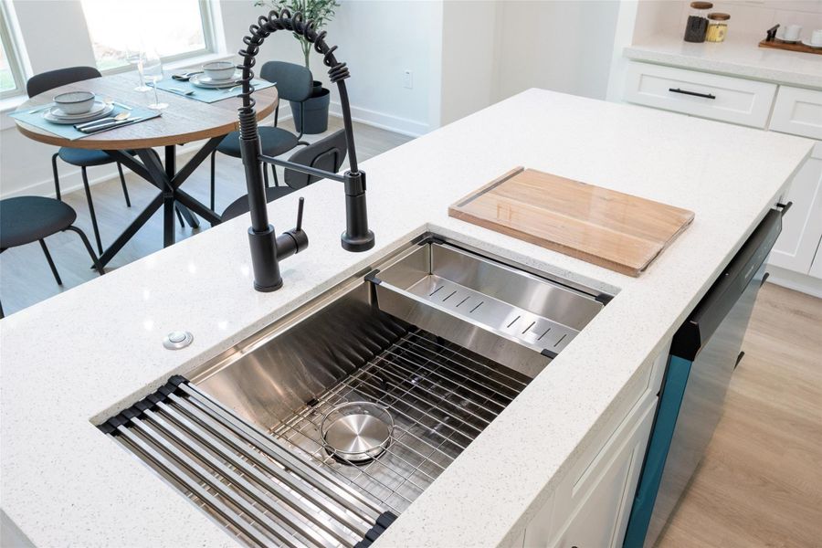 Close-up of interior finishes inside a home in , Conroe (Image 20).