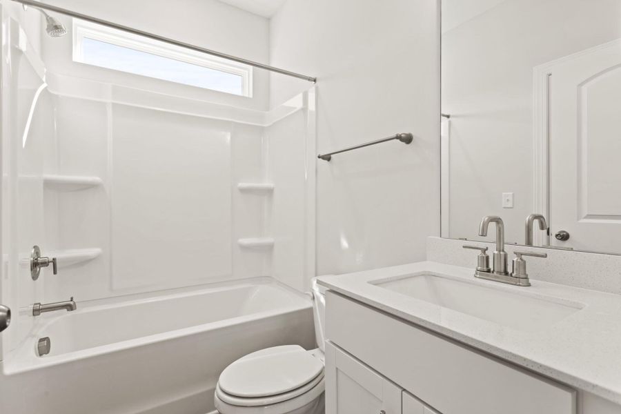 Furnished interior view inside a new home in Founders Club, Moore (Image 10).