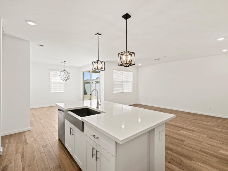 Furnished interior view inside a new home in Wildera, San Tan Valley (Image 3).
