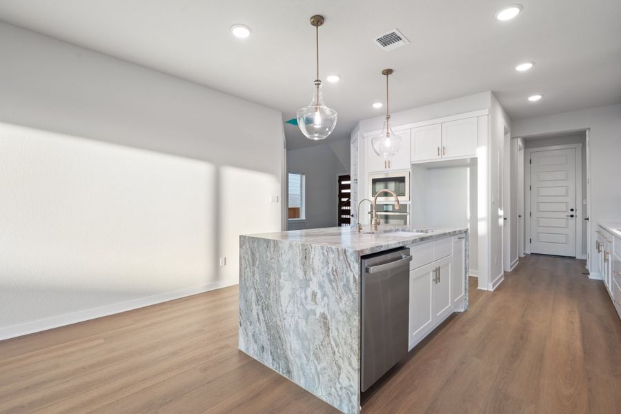 Furnished interior view inside a new home in Lariat, Liberty Hill (Image 12).