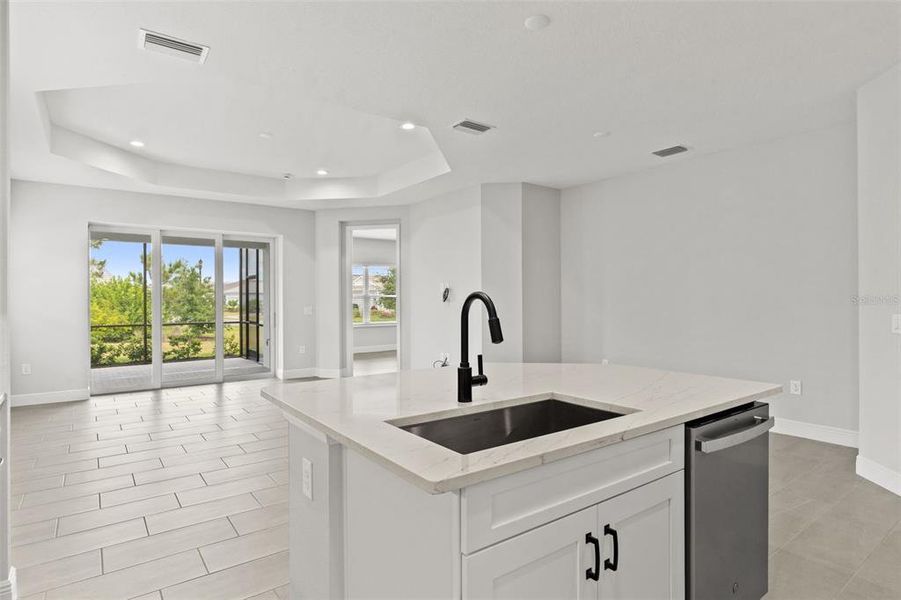 Furnished interior view inside a new home in Wysteria, Venice (Image 13).