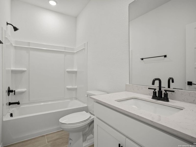 Furnished interior view inside a new home in Comanche Ridge, San Antonio (Image 12).