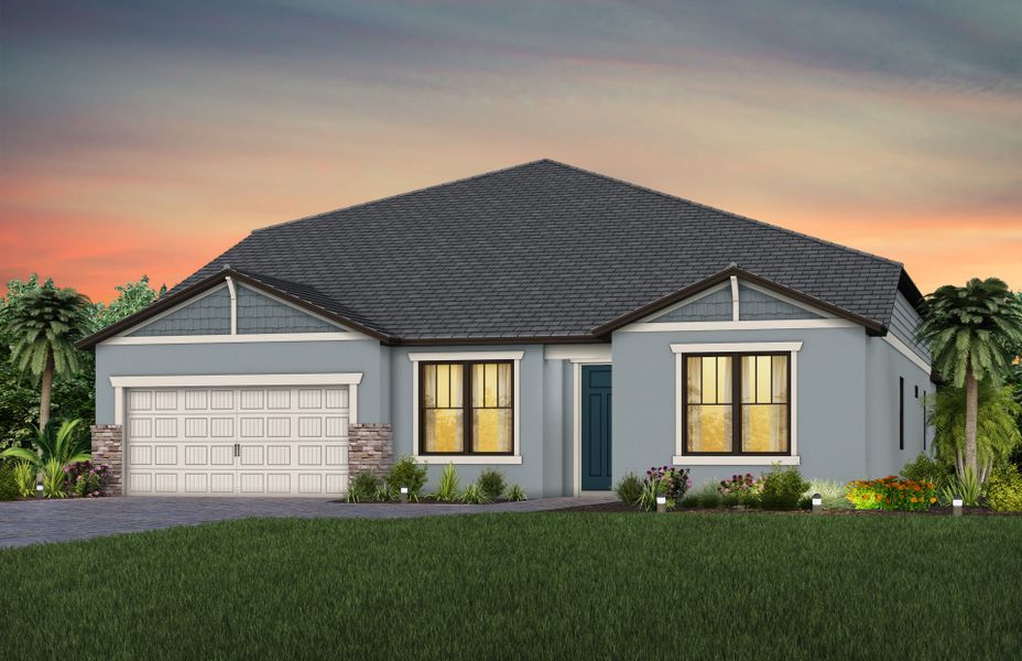 Exterior C1 with optional stone