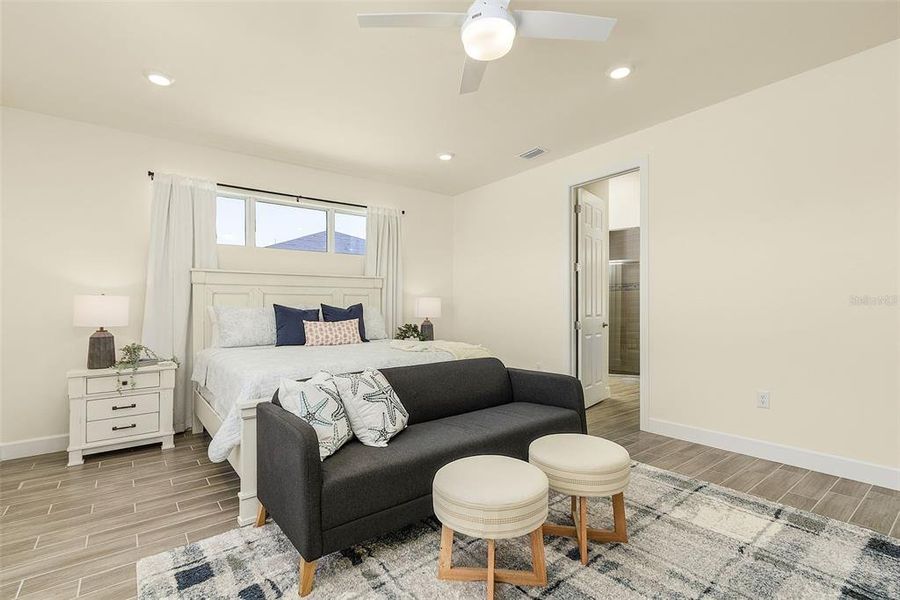 Furnished interior view inside a new home in , Cape Coral (Image 34). Furnished interior view inside a new home in , Cape Coral (Image 34).