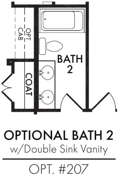 2nd Sink in Bath 2