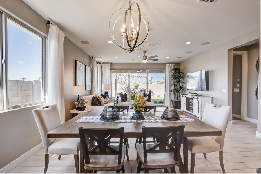 Furnished interior view inside a new home in Castillo at Anderson Parc, Buckeye (Image 11). Furnished interior view inside a new home in Castillo at Anderson Parc, Buckeye (Image 11).