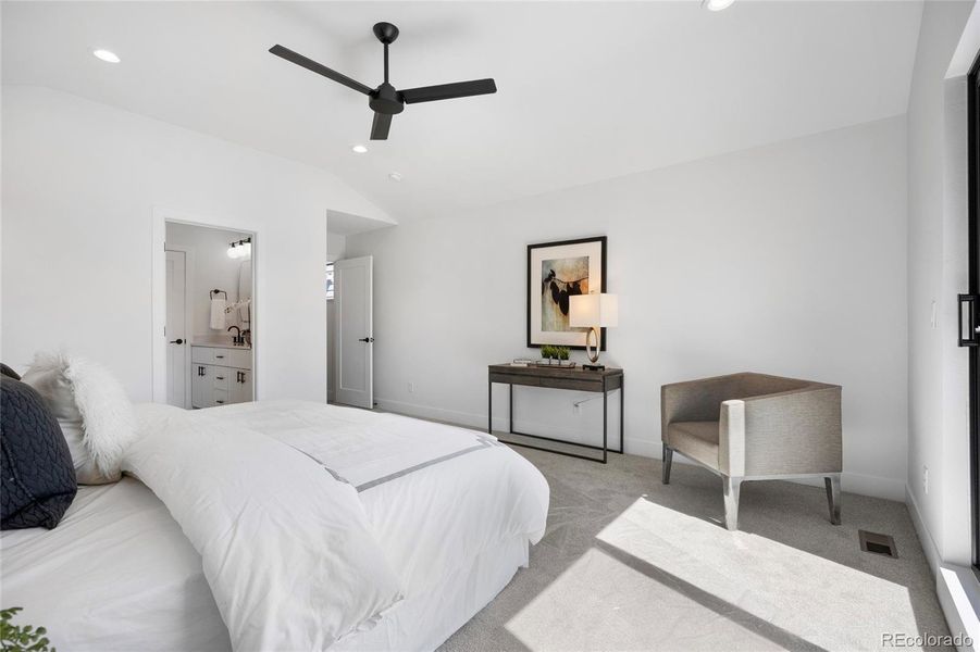 Furnished interior view inside a new home in , Denver (Image 36).