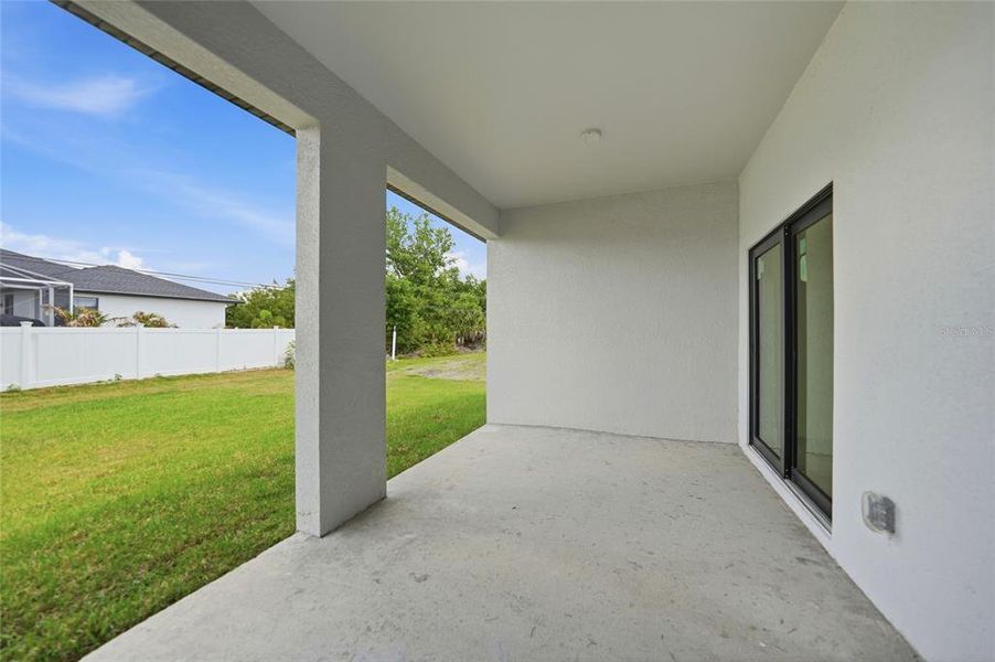 Exterior details and patio area of a home in , Englewood (Image 4).
