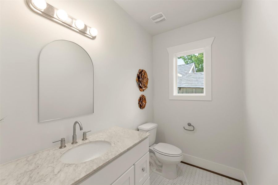 Very Spacious guest 1/2 bath