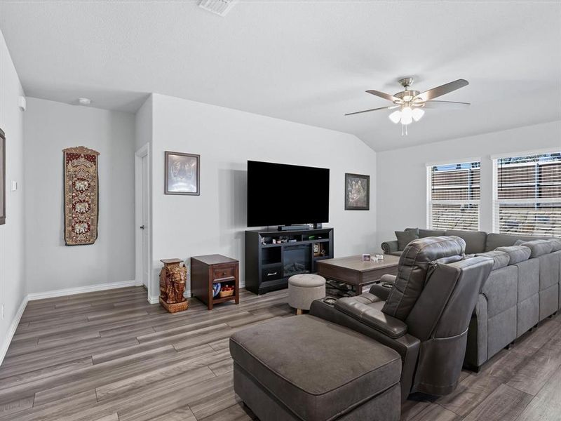 Furnished interior view inside a new home in , Denton (Image 12). Furnished interior view inside a new home in , Denton (Image 12).