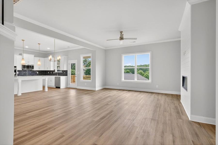 Spacious, unfurnished interior of a new home in Traditions Of Braselton, Jefferson (Image 17). Spacious, unfurnished interior of a new home in Traditions Of Braselton, Jefferson (Image 17).