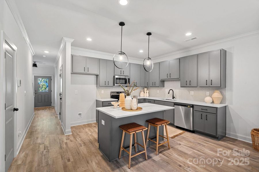 Furnished interior view inside a new home in , Charlotte (Image 5).