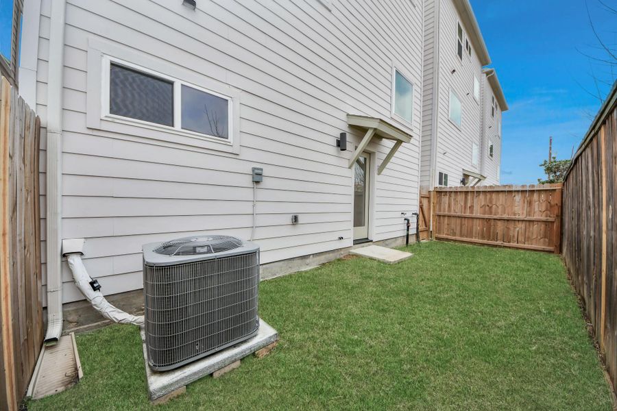 Exterior details and patio area of a home in , Houston (Image 24). Exterior details and patio area of a home in , Houston (Image 24).