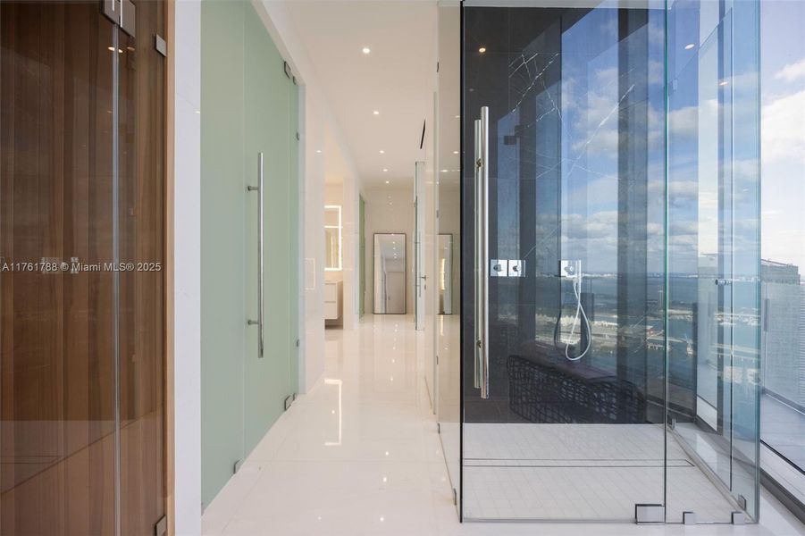 Spacious, unfurnished interior of a new home in Aston Martin Residences, Miami (Image 17).