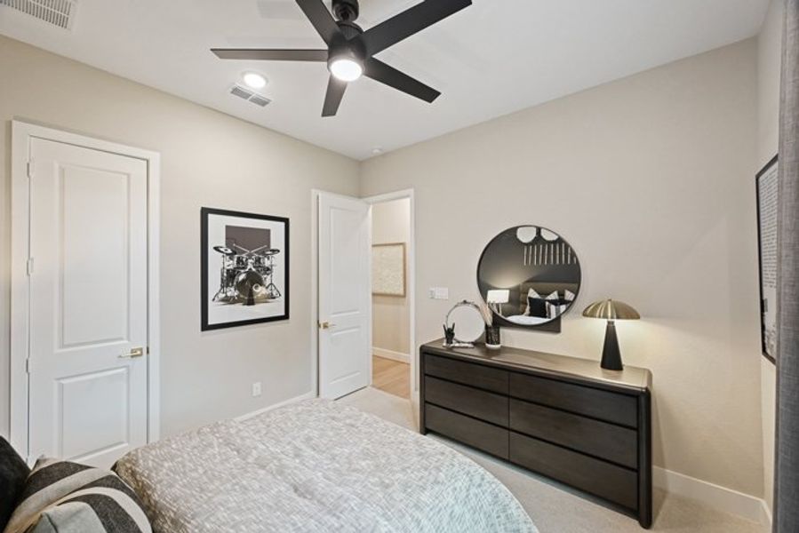 Furnished interior view inside a new home in Wildtree 70', Montgomery (Image 10).