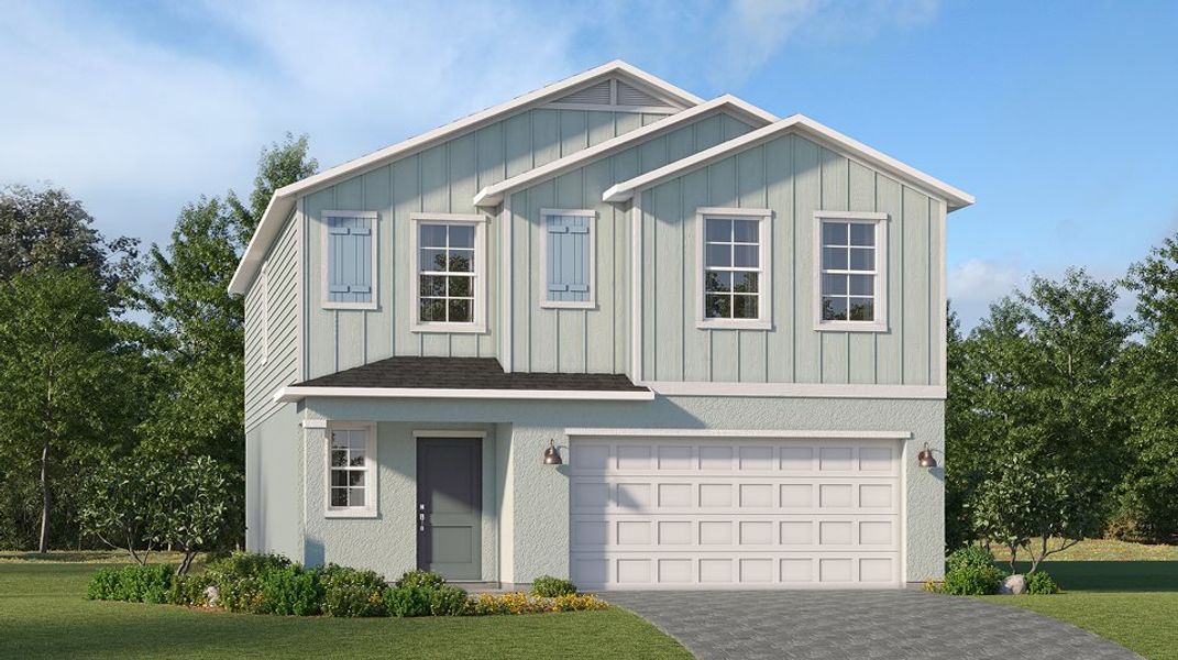 A traditional-inspired exterior