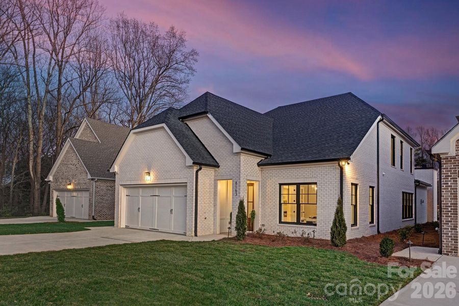 Front exterior of a new home in , Charlotte, NC, highlighting curb appeal (Image 27).