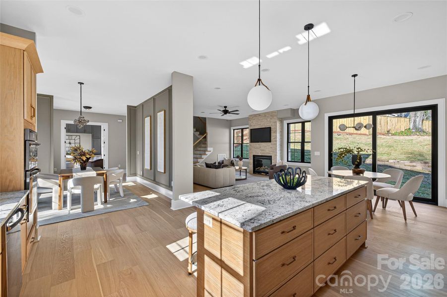 Furnished interior view inside a new home in , Charlotte (Image 30).