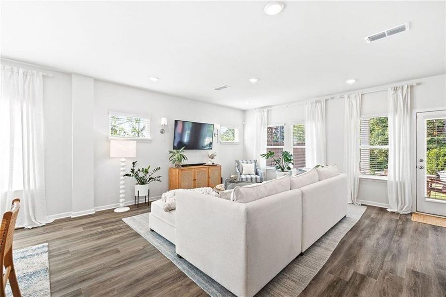 Furnished interior view inside a new home in , Mableton (Image 14).