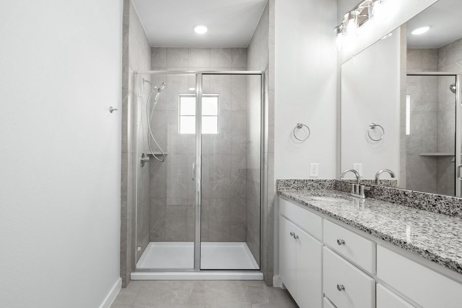 Furnished interior view inside a new home in Wildridge, Oak Point (Image 11).
