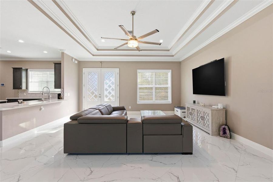 Furnished interior view inside a new home in , Beverly Hills (Image 52).