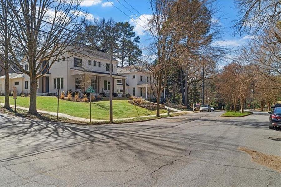 Front exterior of a new home in , Atlanta, GA, highlighting curb appeal (Image 18).