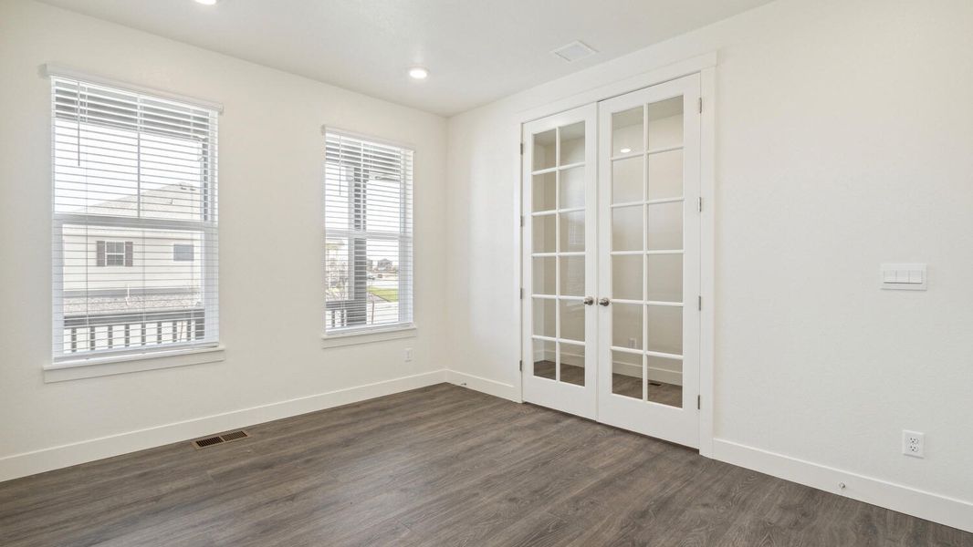 Spacious, unfurnished interior of a new home in Vantage, Berthoud (Image 13). Spacious, unfurnished interior of a new home in Vantage, Berthoud (Image 13).