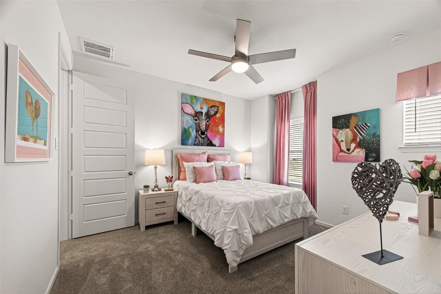 Furnished interior view inside a new home in Rates starting as low as, Iowa Colony (Image 27).