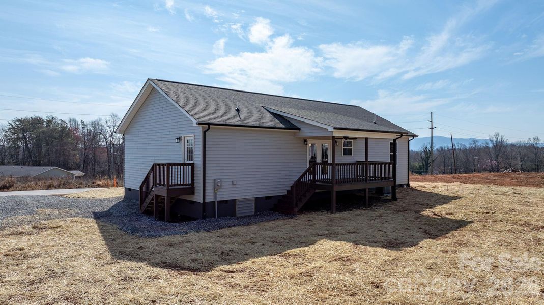 Exterior details and patio area of a home in , Morganton (Image 24).