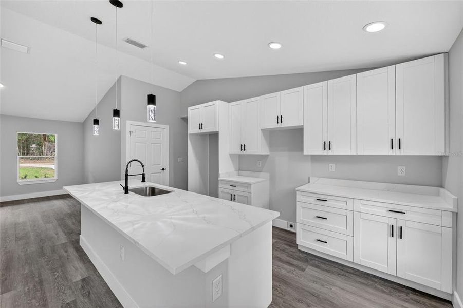 Furnished interior view inside a new home in , Dunnellon (Image 9).