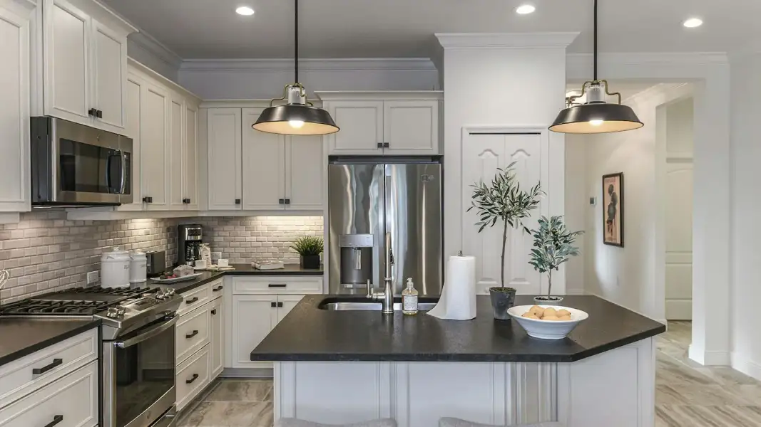 Furnished interior view inside a new home in Vicenza Real Estate and Homes for Sale in North Venice, FL - Neal Communities, Nokomis (Image 26).