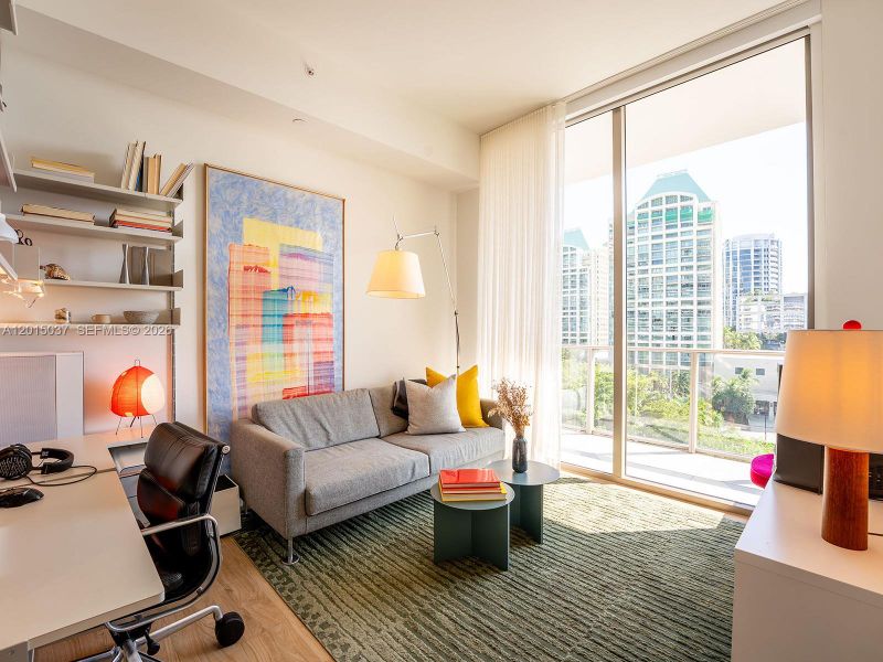 Furnished interior view inside a new home in , Miami (Image 13).