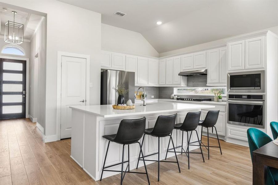 Furnished interior view inside a new home in , Little Elm (Image 10). Furnished interior view inside a new home in , Little Elm (Image 10).