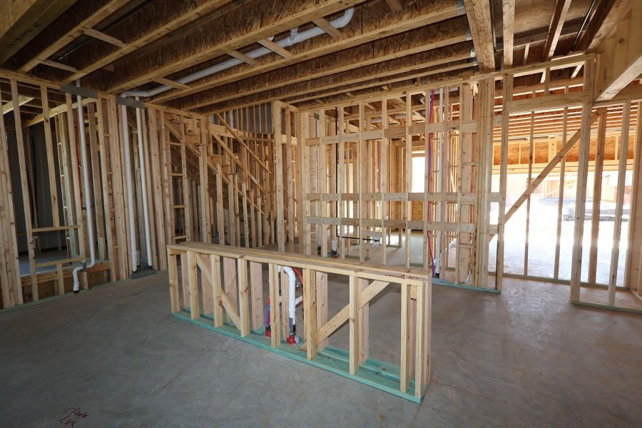 In-progress construction of a new home in Dunham Pointe, Cypress, TX (Image 14).