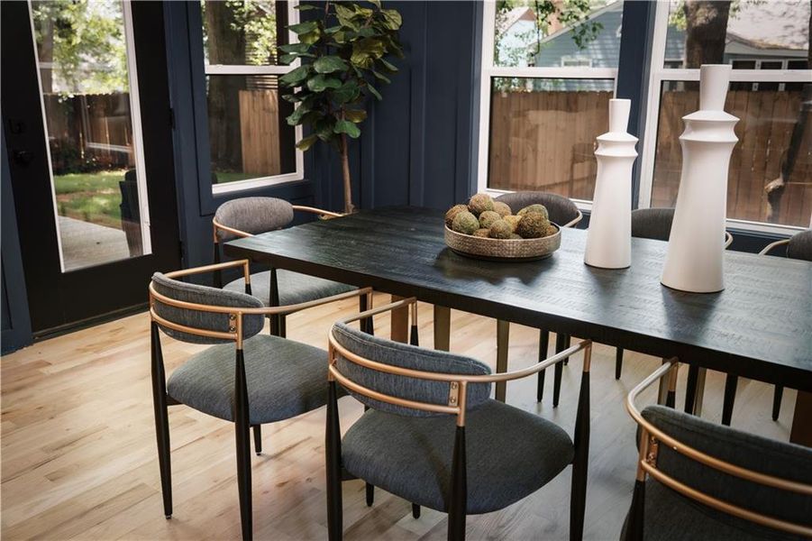 Furnished interior view inside a new home in , Atlanta (Image 13). Furnished interior view inside a new home in , Atlanta (Image 13).