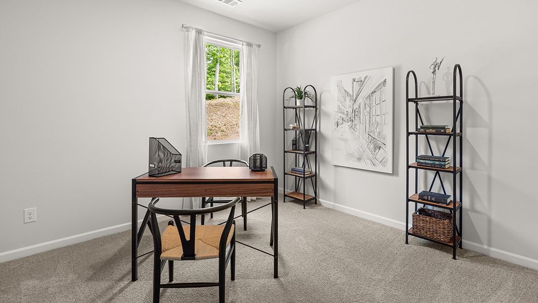 Representative furnished interior of a home built from the Hayden by D.R. Horton in Parkside at Carter Grove, Cartersville (Image 12). Representative furnished interior of a home built from the Hayden by D.R. Horton in Parkside at Carter Grove, Cartersville (Image 12).
