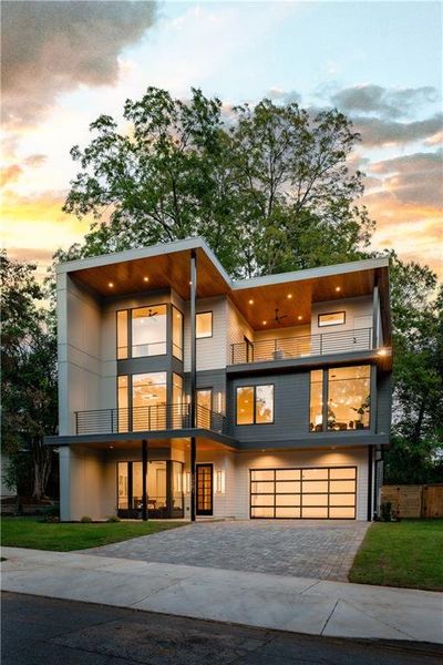 Front exterior of a new home in , Atlanta, GA, highlighting curb appeal (Image 1).