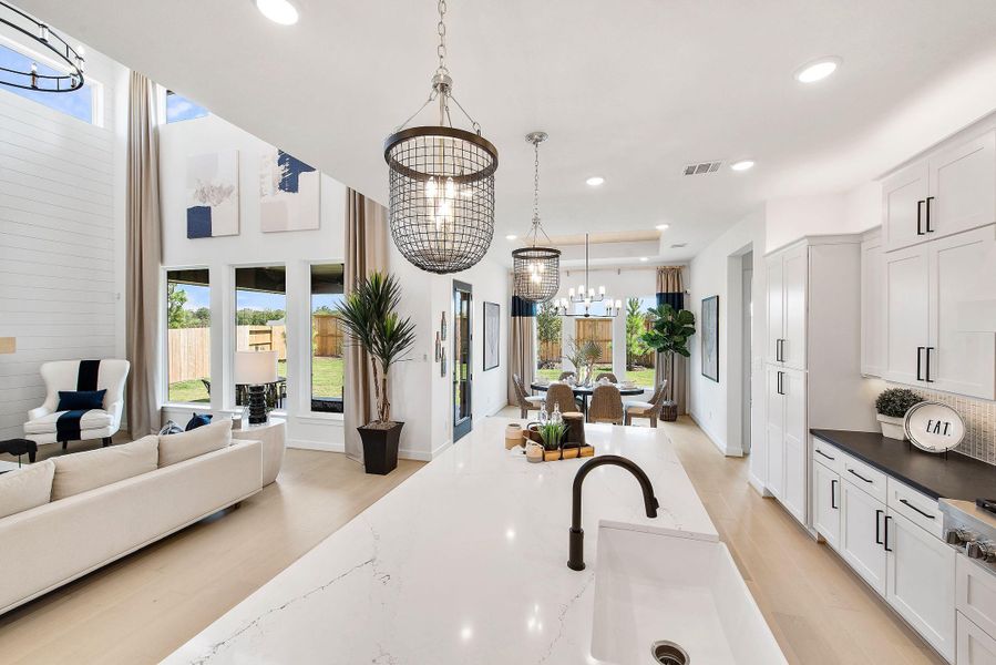 Furnished interior view inside a new home in Bridgeland, Cypress (Image 29). Furnished interior view inside a new home in Bridgeland, Cypress (Image 29).